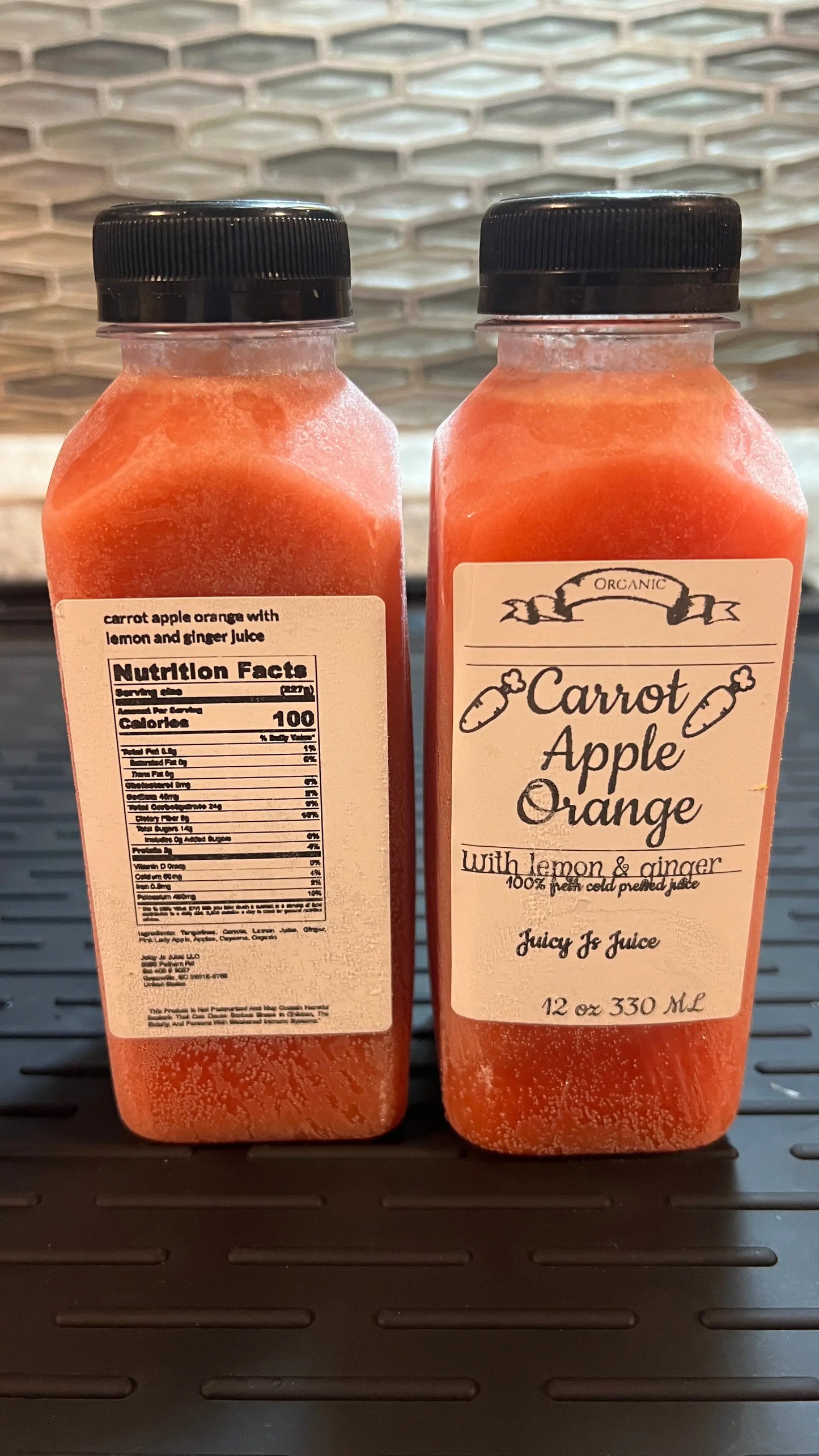 8 ( 12 OZ ) COLD PRESSED JUICE CLEANSE FOR HAIR SKIN AND NAILS Juicy Js Fresh Juices