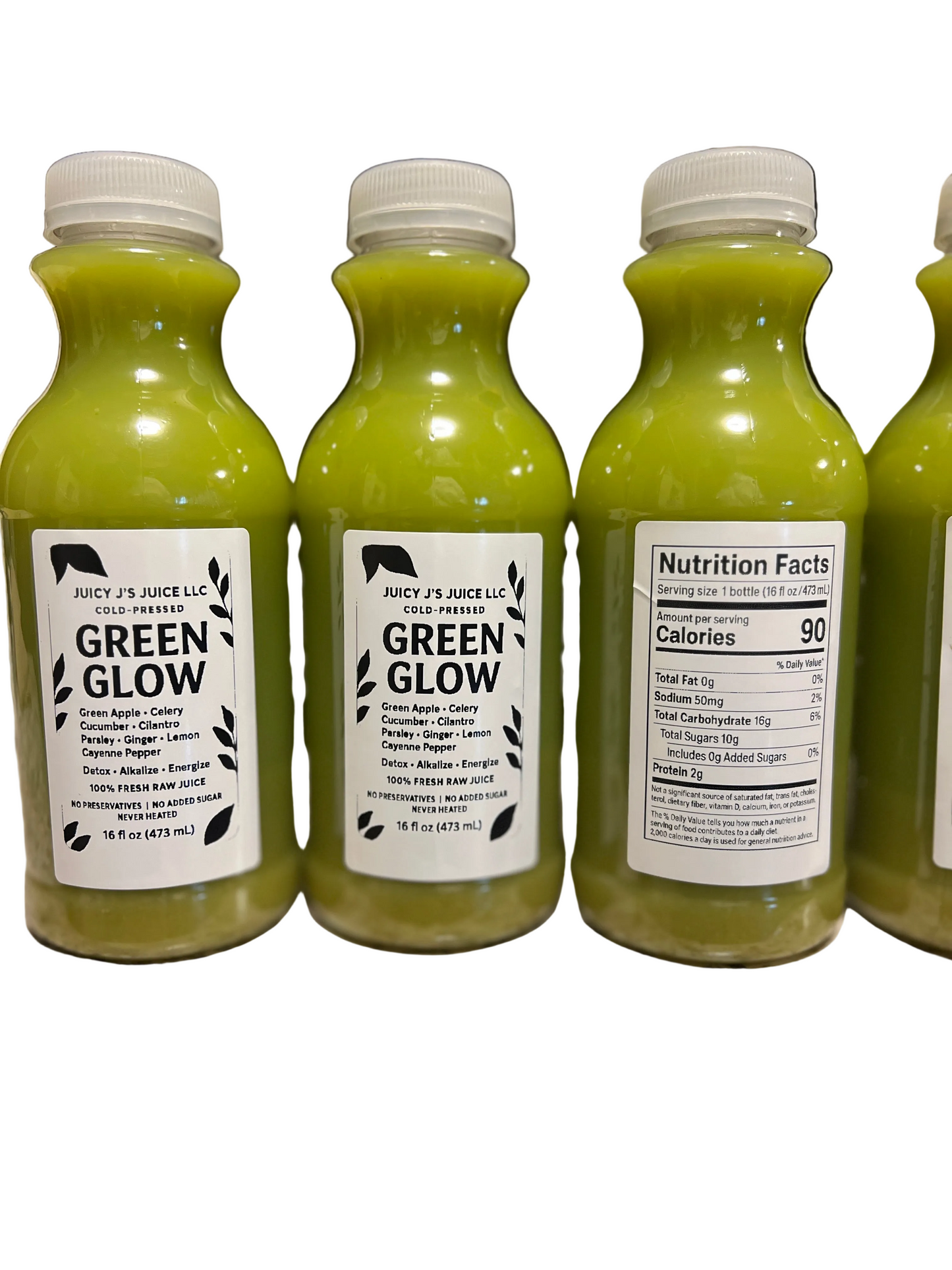 • Green Glow™ – Liquid Chlorophyll Green Juice | Juicy J’s Juice