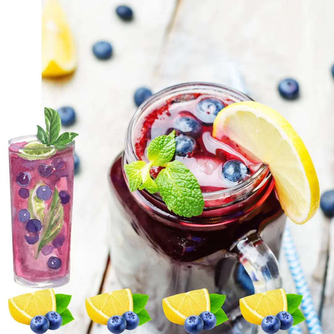 Indulge in our exclusive 3 bottle Blueberry Mango Pineapple Lemonade Detox Juice Cleanse infused with fresh mint and ginger root. Experience a luxurious taste while feeling the detox benefits of the natural ingredients. Taste the refreshing blend of flavors without any artificial additives. Elevate your health and well-being with every sip.