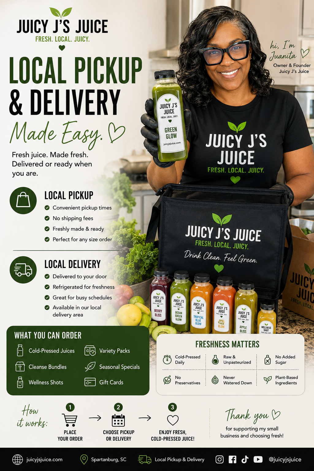 Why we freeze our juices before delivery