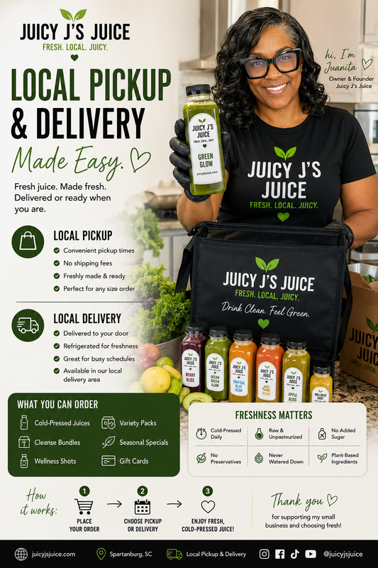 Why we freeze our juices before delivery