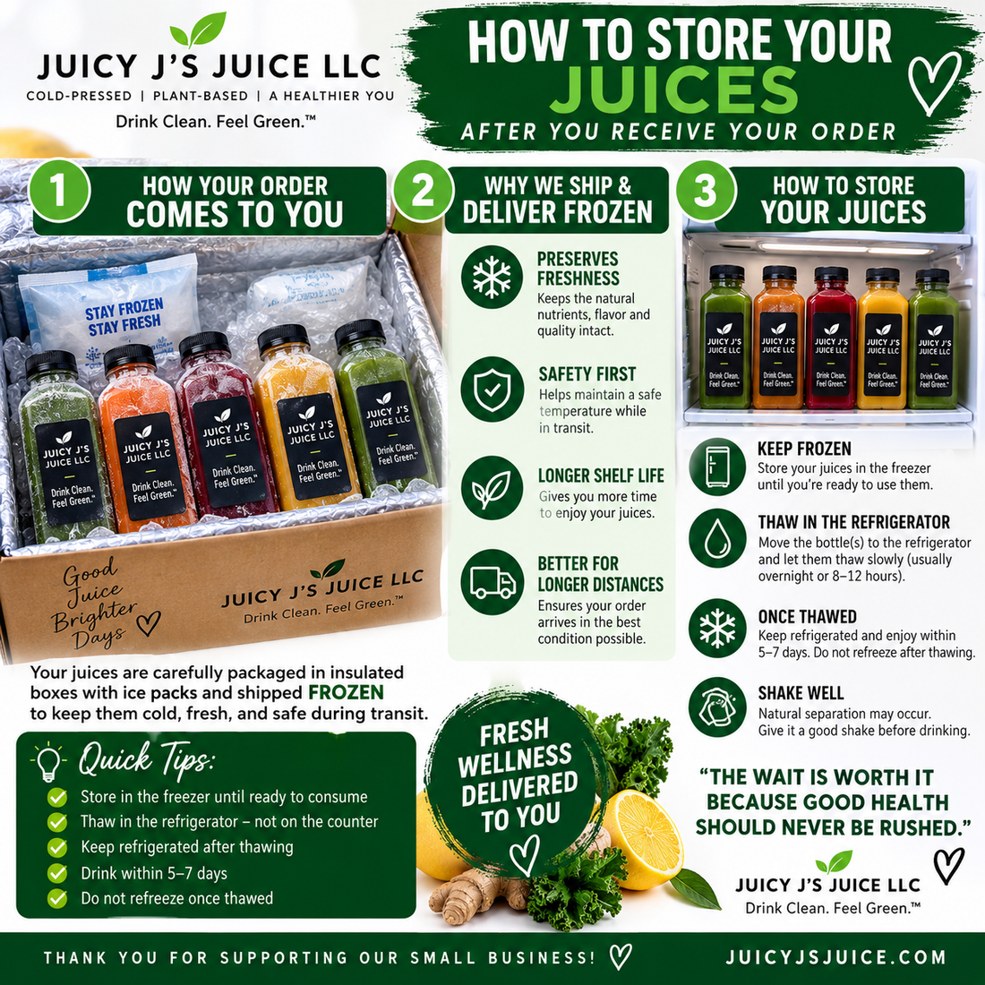 How to Store Your Juicy J’s Juice After You Receive Your Order