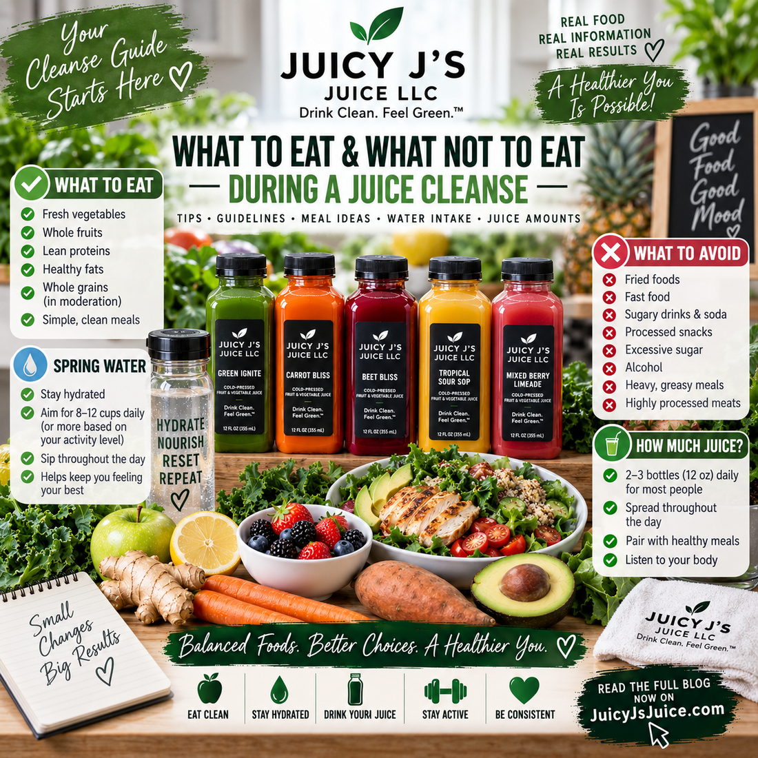 What to Eat, Drink and Expect During a Juicy J’s Juice Cleanse