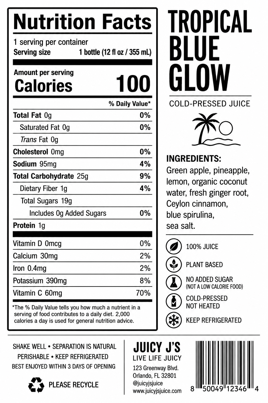 Fresh Start Cold-Pressed Juice Bundle | 2 of each Juices + Wellness Shot