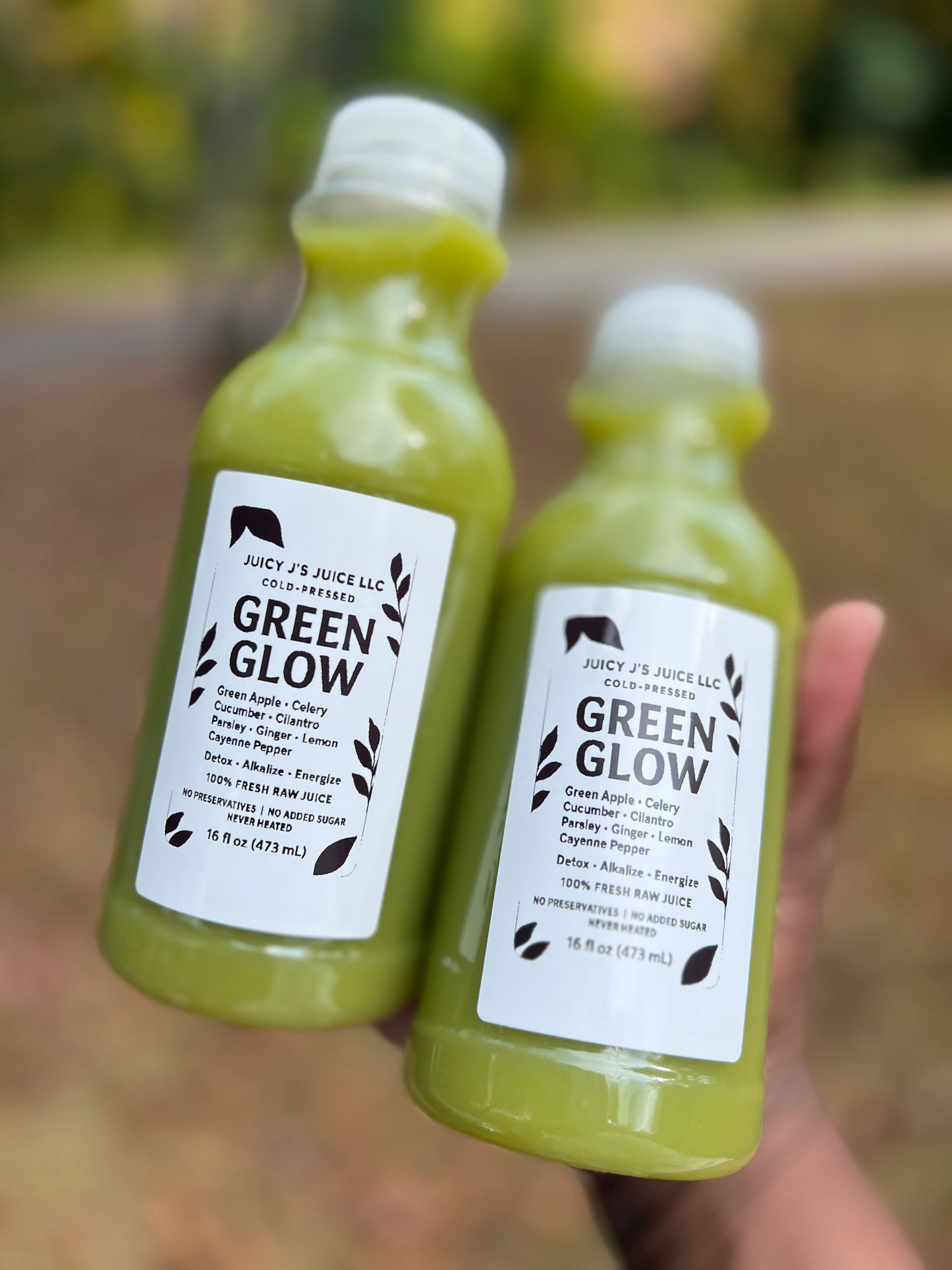 •	Green Glow™ – Liquid Chlorophyll Green Juice | Juicy J’s Juice