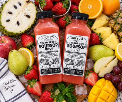 Strawberry sour sop lemonade