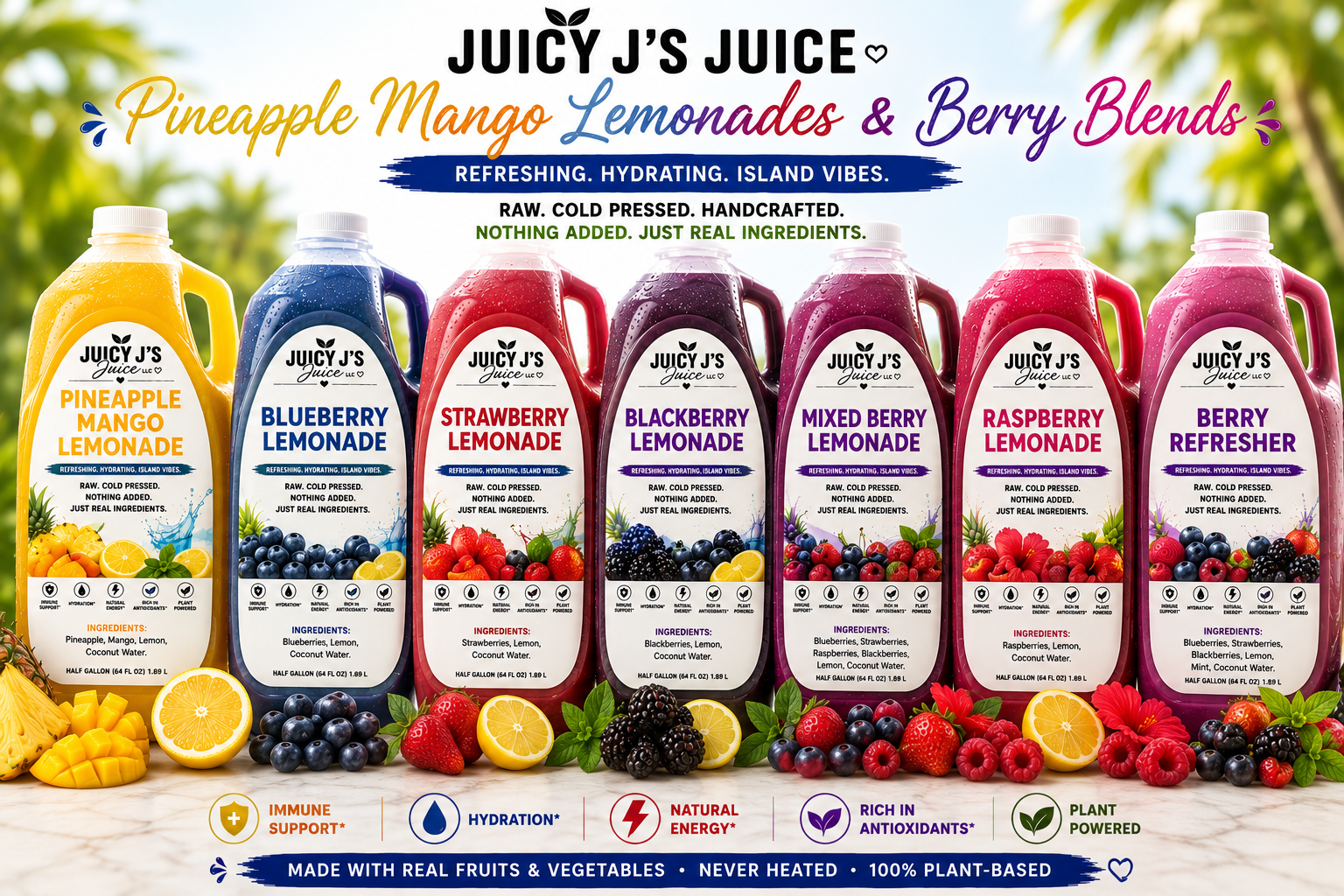 Pineapple lemonade blends