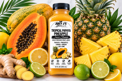 Tropical papaya pineapple cleanse