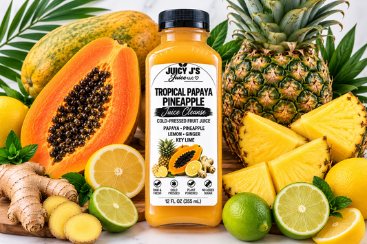 Tropical papaya pineapple cleanse