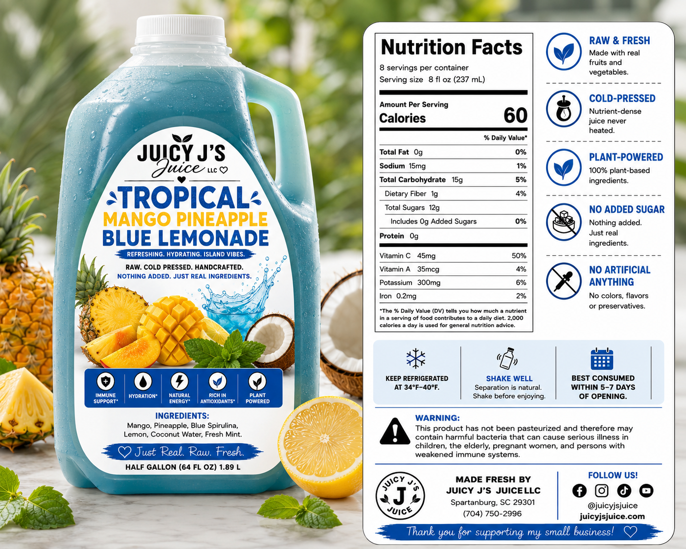 Pineapple lemonade blends