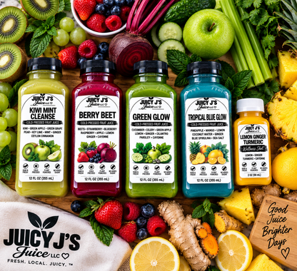 Fresh Start Cold-Pressed Juice Bundle | 2 of each Juices + Wellness Shot