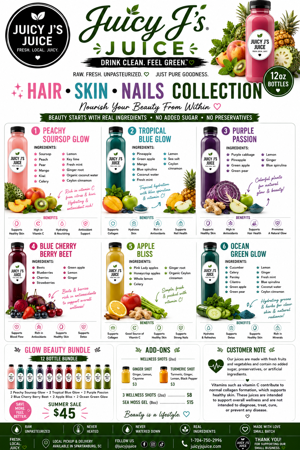Hair skin and nail bundle