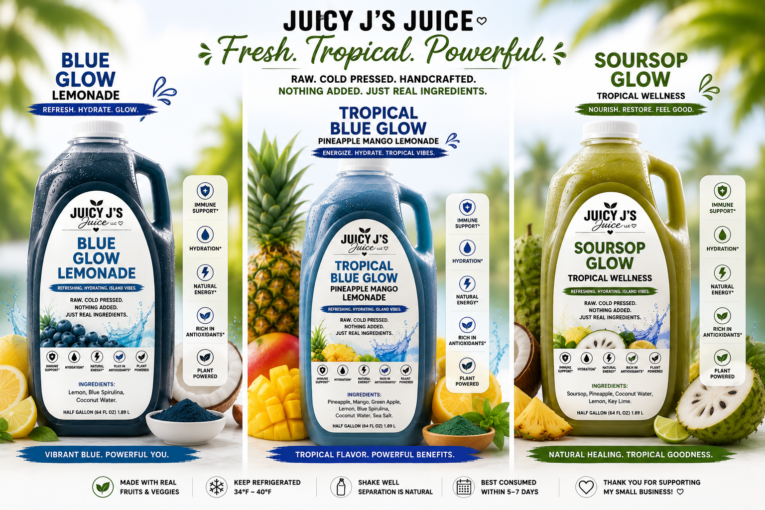 Pineapple lemonade blends
