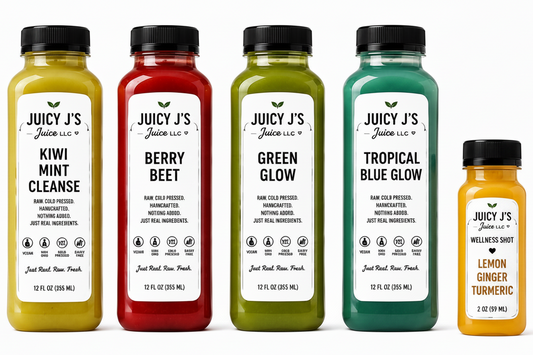 Fresh Start Cold-Pressed Juice Bundle | 2 of each Juices + Wellness Shot