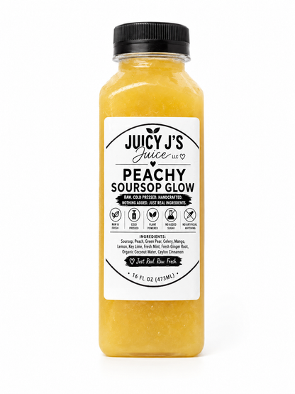 Peachy sour sop glow