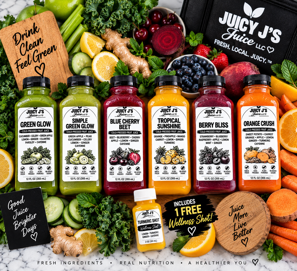 Juicy Js Juice variety pack special.