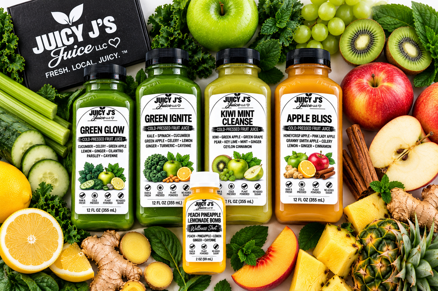 Green 3 day cleanse bundle of a 6pack