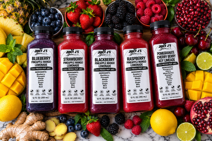🍍 PINEAPPLE MANGO LEMONADE COLLECTION — 12 OZ

TROPICAL FRUIT. REAL BERRIES. FRESH CITRUS. COLD-PRESSED. 🥭🍋