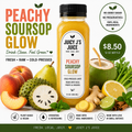 Peachy sour sop glow