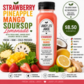 Strawberry sour sop lemonade