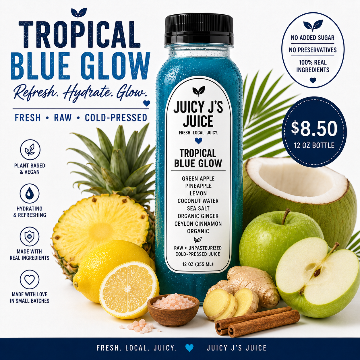 Tropical Blue Glow