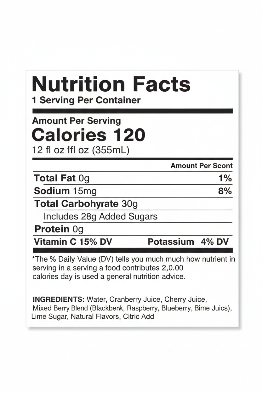 Nutritional information 