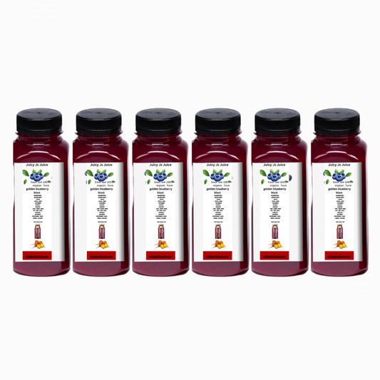 Golden Blueberry Beet Blast Juice blend This blend comes as a 1 day, 2 day 3 day cleanse bundle