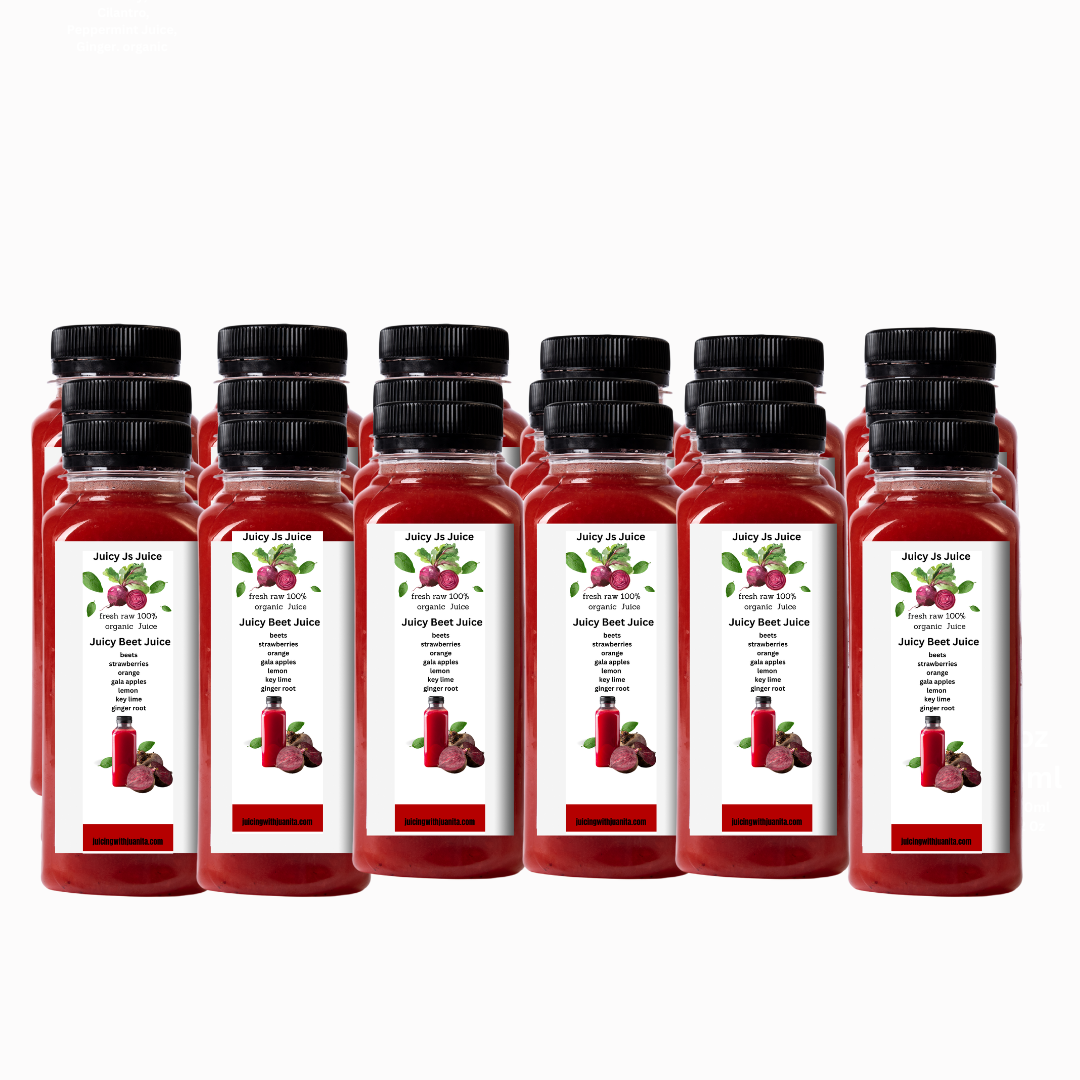 Revitalizing 6-Pack Strawberry Beet Juice with Gala Apples & Cucumber for Daily Cleansing